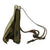 Original German WWII SS VT Tornister Cowhide Backpack with Shoulder Straps and Partial Label - Dated 1939 Original Items