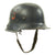 Original German WWII Battle Damaged M34 Square Dip NSDAP Civic Police Steel Helmet Original Items