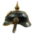 Original Imperial German WWI Prussian M1895 Line Infantry Pickelhaube Spiked Helmet - dated 1912 Original Items