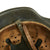 Original German WWII M42 Single Decal Luftwaffe Helmet with Size 56 Liner and Chinstrap - ET64 Original Items