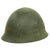 Original Japanese WWII Type 92 Army Combat Helmet Period Repainted Green & dated 1942 - Tetsubo Original Items