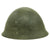 Original Japanese WWII Type 92 Army Combat Helmet Period Repainted Green & dated 1942 - Tetsubo Original Items