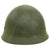 Original Japanese WWII Type 92 Army Combat Helmet Period Repainted Green & dated 1942 - Tetsubo Original Items