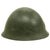 Original Japanese WWII Type 92 Army Combat Helmet Period Repainted Green & dated 1942 - Tetsubo Original Items