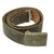 Original German WWII Wehrmacht Army Heer Leather Belt with Steel Buckle by Hermann Aurich - dated 1941 Original Items