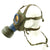 Original German WWII M30 3rd Model Size 2 Gas Mask with Filter, Can, & Accessories - WWII Dated Original Items