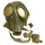Original German WWII M30 3rd Model Gas Mask in Size 1 with Filter and Can - Dated 1939 Original Items