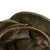 Original German WWII M42 Service Worn Single Decal Army Heer Helmet with 56cm Liner - ET64 Original Items