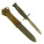 Original U.S. WWII M4 Bayonet by Imperial for the M1 Carbine with M8A1 Scabbard by B.M. Co Original Items