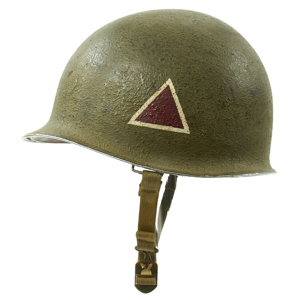 m1ガーランド カーキww2 デッドストック　実物　1943年製？ Original U.S. WWII Named 1943 M1 McCord Fixed Bale Helmet with