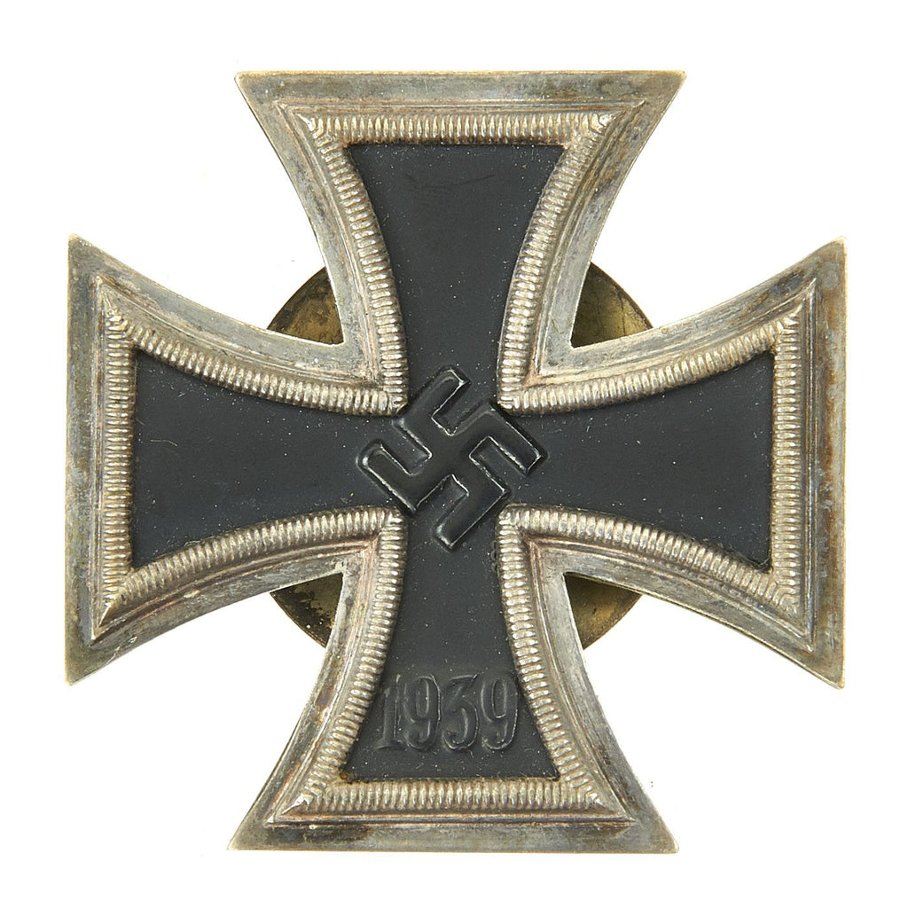 Original German WWII Iron Cross First Class 1939 with Screw Back by Alois Rettenmaier of Schwäbisch-Gmünd - EKI Original Items