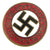 Original German NSDAP Party Enamel Membership Badge Pin by Werner Redo - RZM M1/100 Original Items