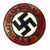 Original German NSDAP Party Enamel Membership Badge Pin by Paul Meybauer - RZM PM Original Items