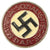 Original German WWII Era NSDAP Party Enamel Membership Badge Pin by Hans Doppler of Wels - RZM M1/159 Original Items