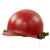 Original U.S. WWII - Korean War Named M1 McCord Front Seam Helmet painted Red with Firestone Liner Original Items
