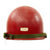 Original U.S. WWII - Korean War Named M1 McCord Front Seam Helmet painted Red with Firestone Liner Original Items