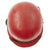 Original U.S. WWII - Korean War Named M1 McCord Front Seam Helmet painted Red with Firestone Liner Original Items