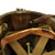 Original U.S. WWII - Korean War Named M1 McCord Front Seam Helmet painted Red with Firestone Liner Original Items