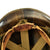 Original U.S. WWII - Korean War Named M1 McCord Front Seam Helmet painted Red with Firestone Liner Original Items