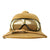 Original German WWII First Model Luftwaffe DAK Afrikakorps Tropical Sun Helmet with Eye Shields - Size 57 Original Items