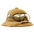 Original German WWII First Model Luftwaffe DAK Afrikakorps Tropical Sun Helmet with Eye Shields - Size 57 Original Items