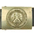 Original German WWII Early Hitler Youth Knife Belt with Solid Nickel Buckle by F. W. Assmann & Söhne Original Items