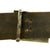Original German WWII Early Hitler Youth Knife Belt with Solid Nickel Buckle by F. W. Assmann & Söhne Original Items