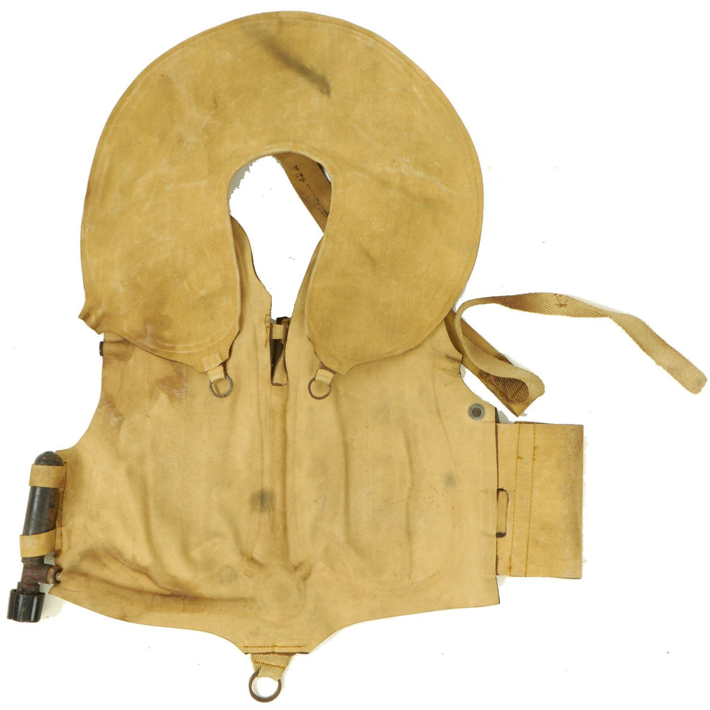 Original German WWII Kriegsmarine Navy Life Preserver Vest Dated 1942 Original Items