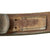 Original German WWII Wehrmacht Army Heer EM/NCO Belt with Pebbled Aluminum Buckle - dated 1936 & 1938 Original Items