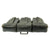Original German WWII Naval Black Leather Mauser 98k Triple Pouch with Kriegsmarine Marking Original Items