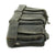 Original German WWII Naval Black Leather Mauser 98k Triple Pouch with Kriegsmarine Marking Original Items