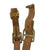 Original German WWII Army Leather Combat Suspender Y Straps by Hruby & Co. - dated 1940 Original Items