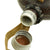 Original German WWII Afrikakorps Coconut Canteen by Heinrich Ritter with Cup and Harness - 1941 & 1943 Dated Original Items