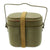 Original German WWII M31 Enameled Steel Mess Kit Kochgeschirr with Canvas Strap - Dated 1943 Original Items