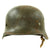 Original German WWII M40 Battle Damaged Heer Army Helmet with Size 56cm Liner - ET64 Original Items