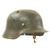 Original German WWII M40 Battle Damaged Heer Army Helmet with Size 56cm Liner - ET64 Original Items