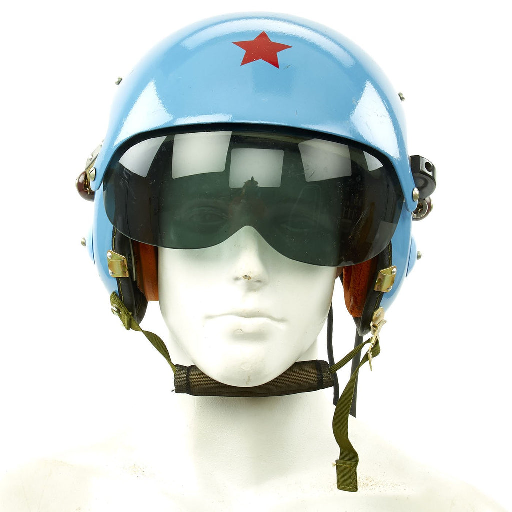 Original Cold War Chinese Air Force Tk-2 Flight Helmet – International Military Antiques