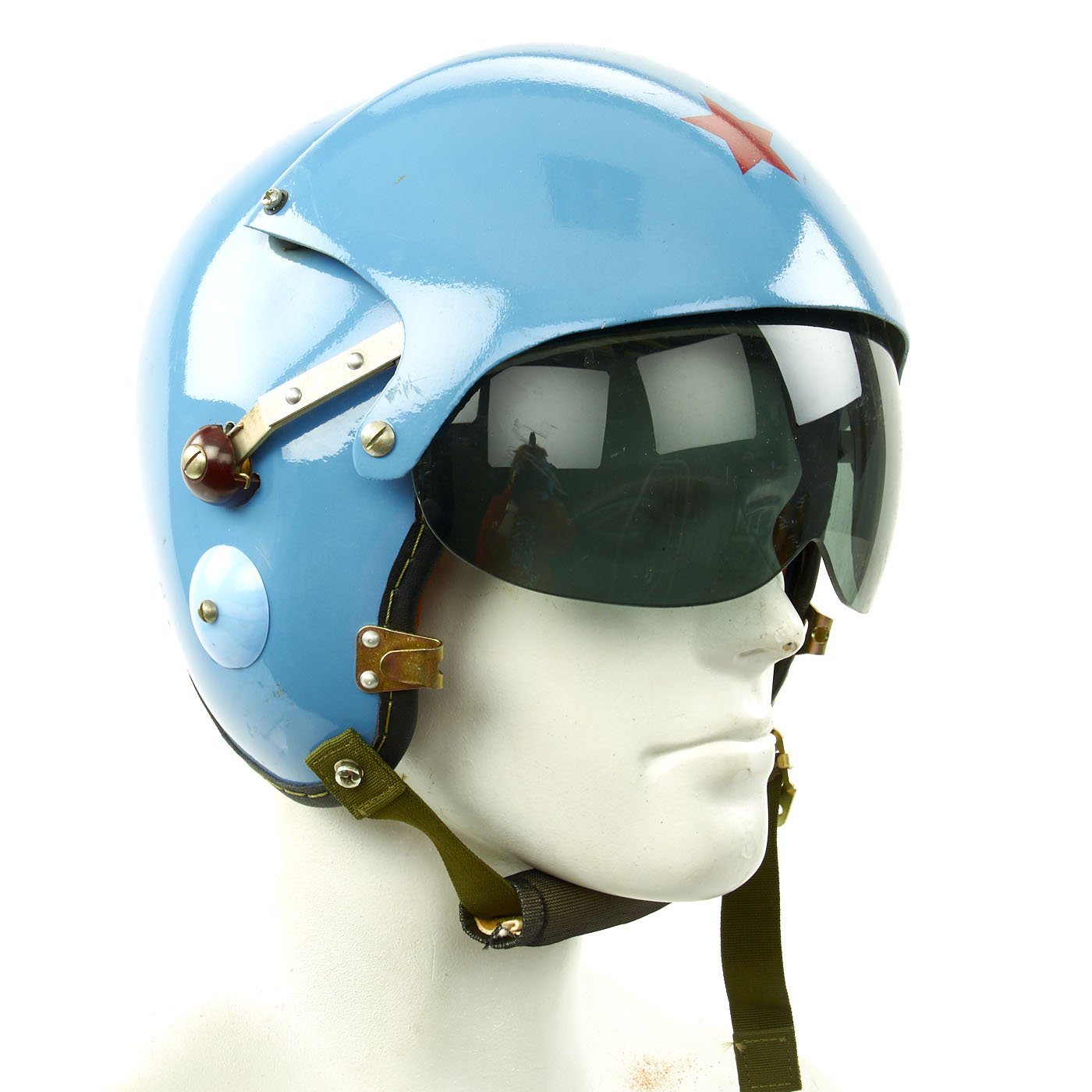 Original Cold War Chinese Air Force Tk-2 Flight Helmet – International Military Antiques