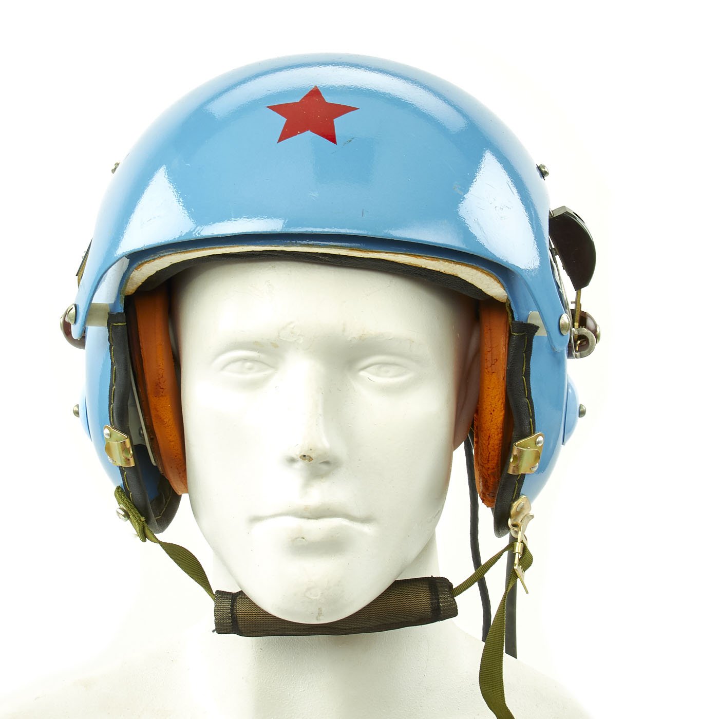 chinese motorcycle air force helmet Original Cold War Chinese Air Force Tk-2 Flight Helmet – International Military Antiques