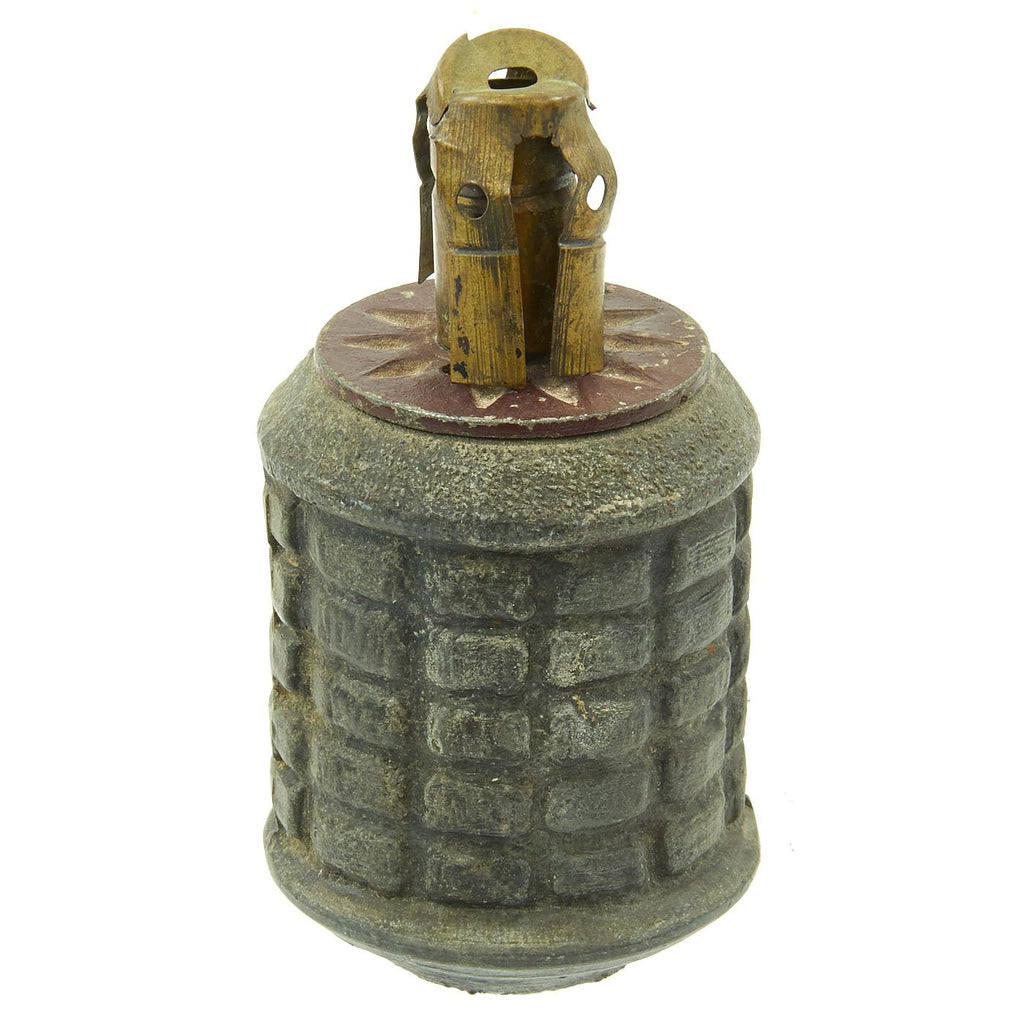 Original U.S. Trainer Japanese Type 97 Inert Fragmentation Hand Grenade from Training Set Original Items