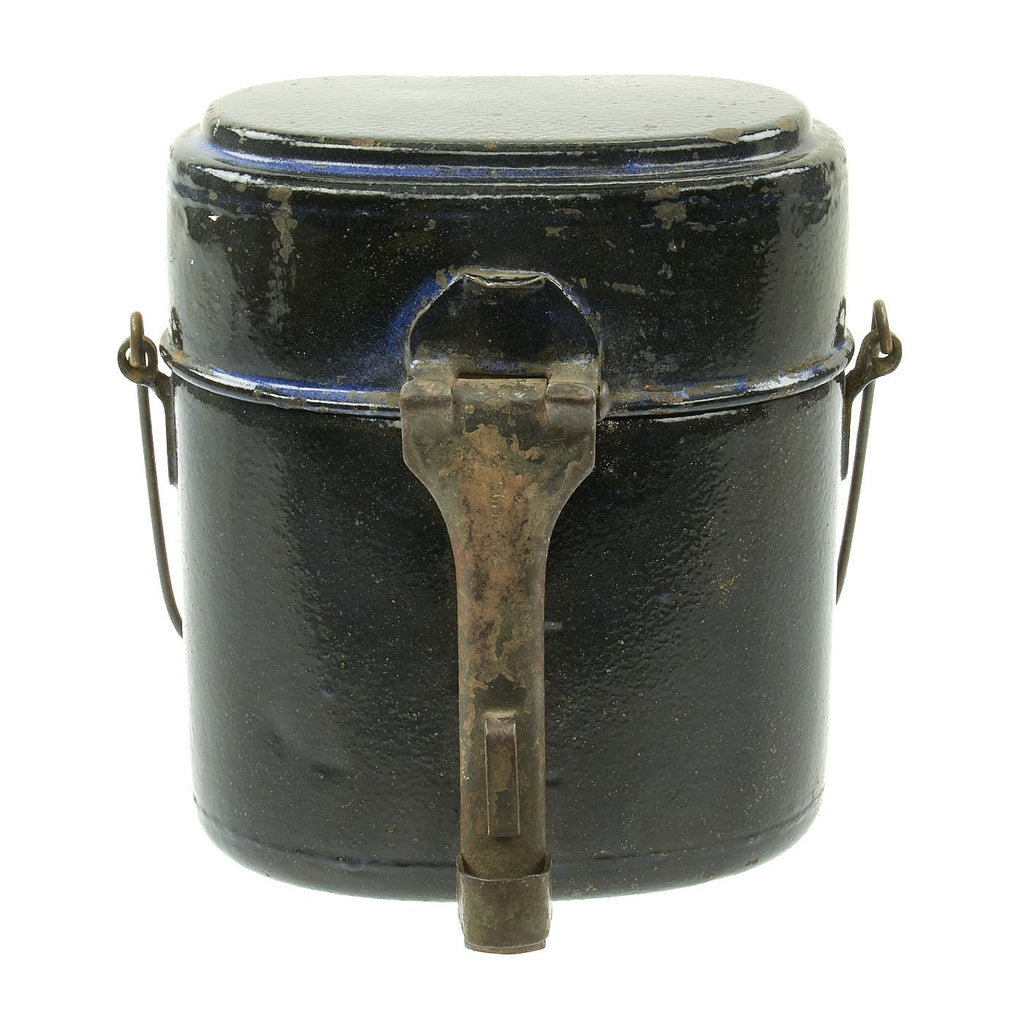 Original German WWII M1910 Enameled Steel Mess Kit Kochgeschirr by