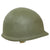 Original WWII U.S. M1 Helmet Rear Seam Swivel Bale made by Schlueter with Firestone Liner - Excellent Condition Original Items