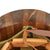 Original WWII U.S. M1 Helmet Rear Seam Swivel Bale made by Schlueter with Firestone Liner - Excellent Condition Original Items