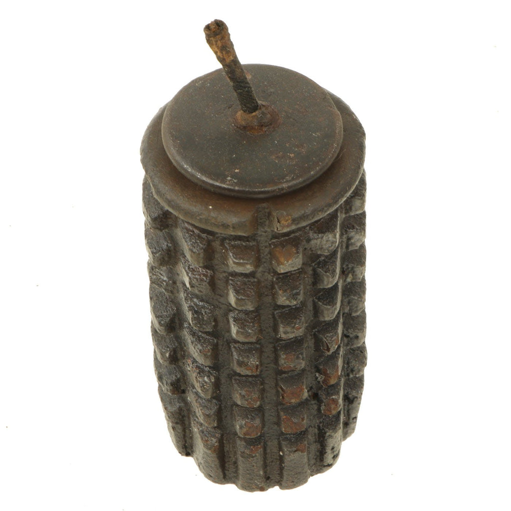 Original Austro-Hungarian WWI 1st Model M15 "Corn" Hand Grenade with Wick Fuze - Inert Original Items