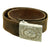 Original German WWII EM/NCO Luftwaffe Belt with 1938 Dated Aluminum Buckle by R. Sieper & Söhne Original Items