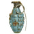 Original U.S. WWII MkII Inert Practice Pineapple Fragmentation Hand Grenade Original Items
