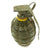 Original U.S. WWII Repainted MkII Inert Practice Pineapple Fragmentation Hand Grenade Original Items