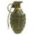 Original U.S. WWII Repainted MkII Inert Practice Pineapple Fragmentation Hand Grenade Original Items