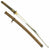 Original WWII Japanese Army Officer Late War 1944 Type Shin-gunto Katana Sword in Steel Scabbard Original Items