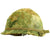 Original U.S. Vietnam War USMC M1 Helmet with Personalized Reversible Camouflage Cover Original Items